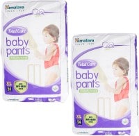 Himalaya Total Care Anti-Rash Baby Pants (54 PCS, Pack of 2, L)