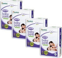 Himalaya Total Care Anti-Rash Baby Pants (54 PCS, Pack of 4, S)