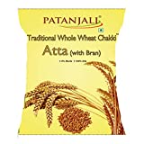 Patanjali Traditional Whole Wheat Flour with Bran (5KG)