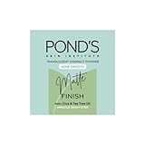Ponds Translucent Compact Powder Acne Smooth Matte Finish (Green, 9GM)