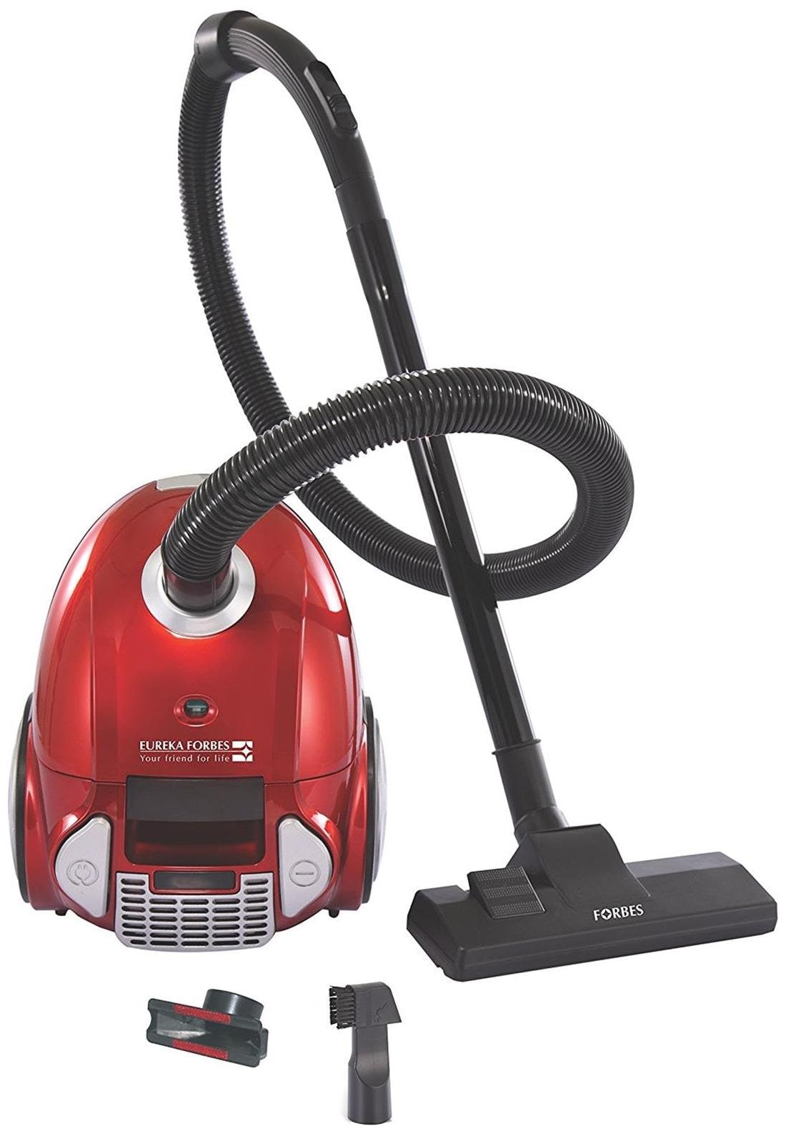 Eureka Forbes Trendy Zip Plus Dry Vacuum Cleaner (Red)