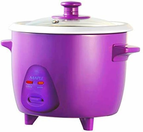 Maple Trivet 0.6 L Rice Cooker (Purple)