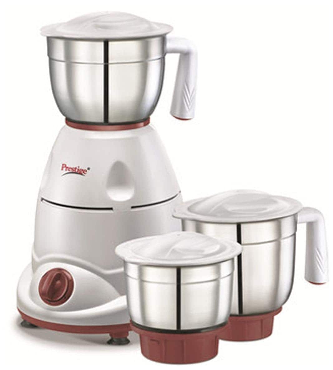 Prestige Tulip Classic 500W Mixer Grinder (White, 3 Jar)