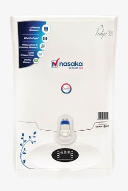 Nasaka Tulip S2 8L RO+UF Water Purifier (White)
