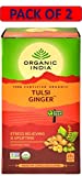 Organic India Tulsi Ginger Tea (50GM, Pack of 2, 25 Pieces)