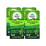 Organic India Tulsi Green Tea (Pack Of 4, 25 Pieces)