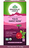 Organic India Tulsi Sweet Rose Tea (50GM, 25 Pieces)