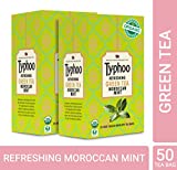Typhoo Organic Refreshing Green Tea Moroccan Mint (Pack of 2, 25 Pieces)
