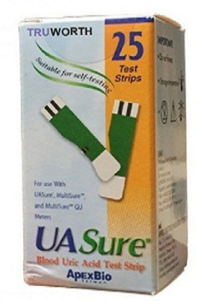 Truworth UA Sure Glucometer Strips (25 Strips)
