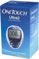 OneTouch Ultra 2 Glucometer (35 Strips, Blue)