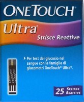 OneTouch Ultra Glucometer Strips (25 Strips)