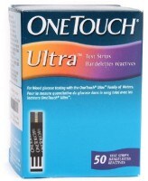 OneTouch Ultra Glucometer Strips (50 Strips)