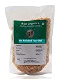 B&B Organics Unpolished Toor Dal (Yellow, 2KG)