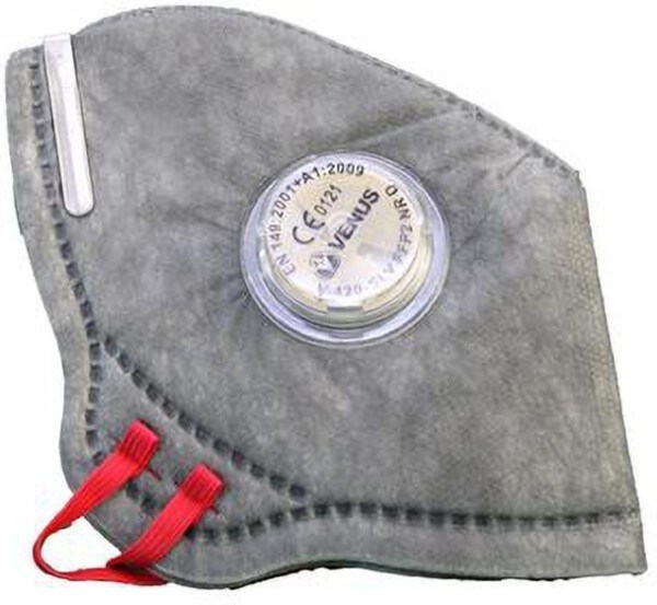 Venus V-420 SLV FFP2 Dust Protection Anti Pollution Mask (Grey)