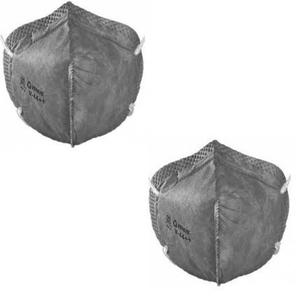 Venus V44+ FFP1 Dust Protection Anti Pollution Mask (Grey, Pack of 2)