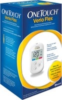 OneTouch Verio Flex Glucometer (10 Strips, White)