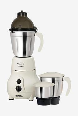 Inalsa Victor V2 600W Mixer Grinder (White, 3 Jar)