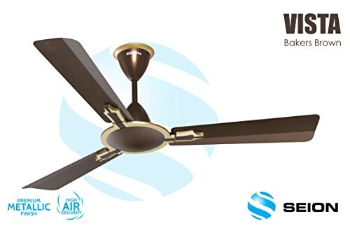 Seion Vista Ceiling Fan (Bakers Brown) Price in India, Specifications ...