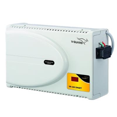 V-Guard VN 400 Smart Voltage Stabilizer (White)