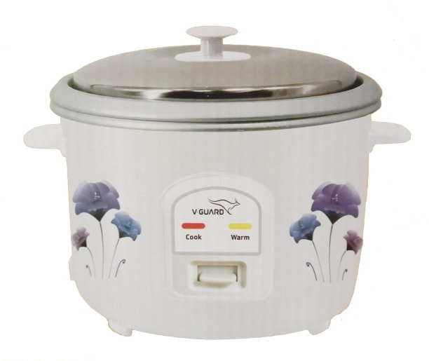 V-Guard VRC 1 L Rice Cooker (White)