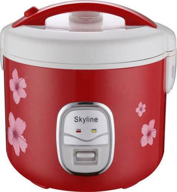Skyline VT-9060 1.8 L Rice Cooker (Red)
