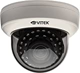 Vitek VTDAR2812 Dome CCTV Security Camera (Black)
