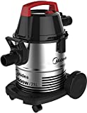 Midea VTW21A15T Wet And Dry Vacuum Cleaner (Black & Silver)