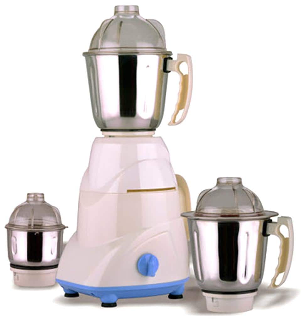 Anjalimix Waman 750W Mixer Grinder (Blue & White, 3 Jar)
