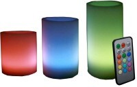 Aero Wax LED Candle Emergency Light (Multicolor)