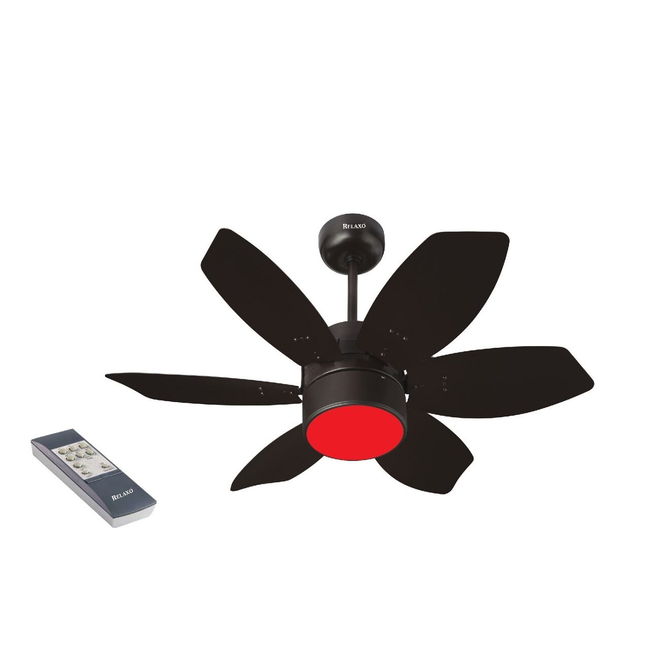 Relaxo Whirl Ceiling Fan (Black)