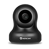 Dericam Wireless IP Wifi CCTV Security Camera (Black)