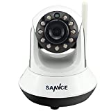 Sannce Wireless Night Vision HD CCTV Security Camera (White)