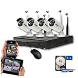 Roborix Wireless Wifi CCTV Security Camera (4 Channel)