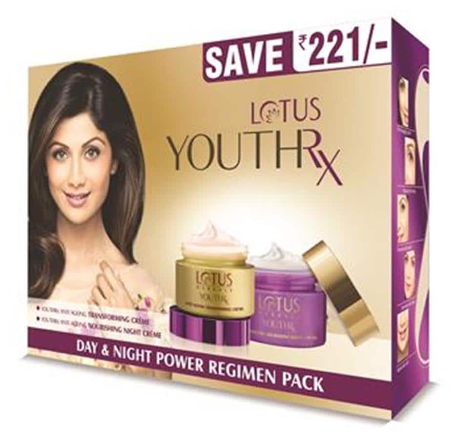 Lotus Herbals Youth-Rx Day And Night Power Regimen Pack (100GM)